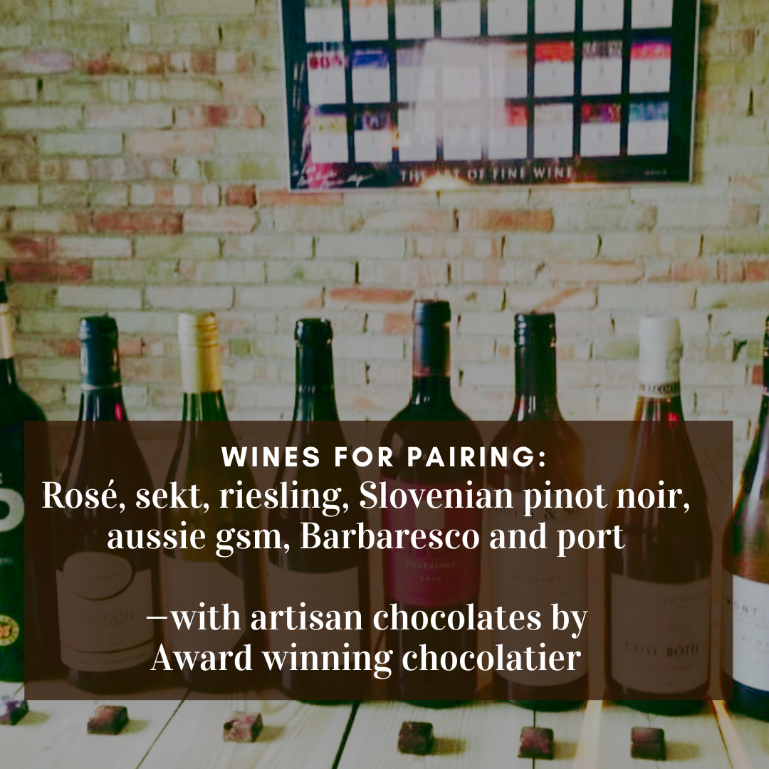 3x Verdensmestre er aftenens værter: Chokolade & Vinsmagning 16.maj kl.19
